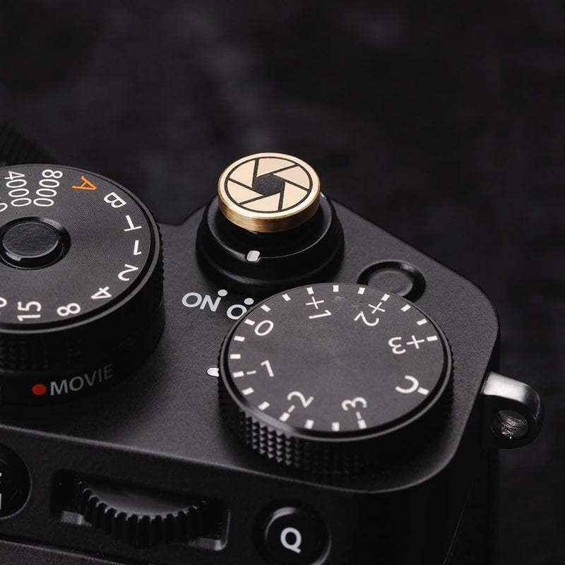 DBZZ Pure Copper Aperture Camera Shutter Button, Suitable for Fuji X100V X100F XE4 XE3 XT5 XT4 XT30 for Nikon ZF ZFC - Image 3